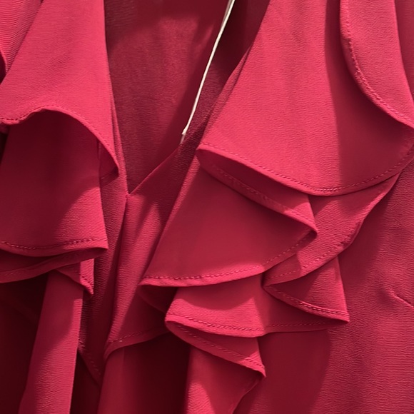 BCBG Generation flowy dress in Garnet color. - Picture 2 of 7